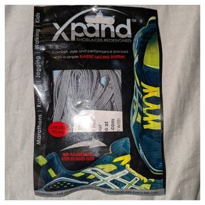 New pair Xpand Shoelaces White